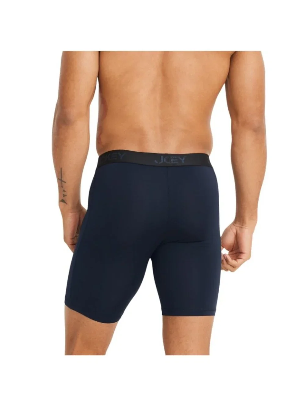 Jockey Boxer Briefs Long Leg Microfiber Stretch Underwear Mens Size Large 3 Pack